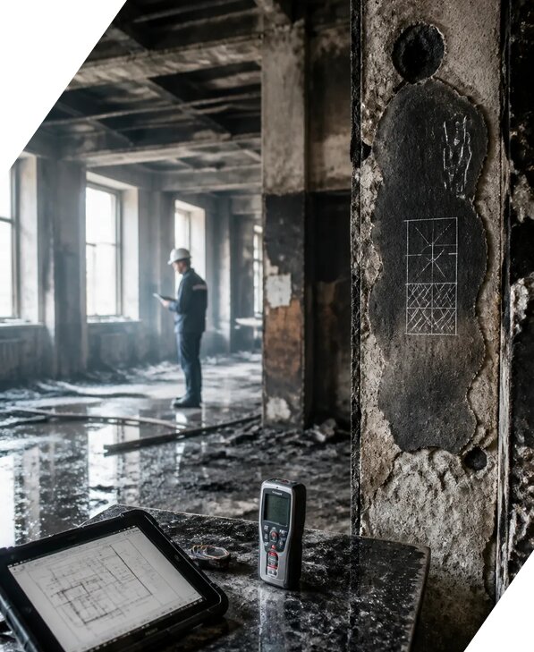 Обследование зданий после пожара в Стрежевом от 15293 р. | ЭкспертизаРоссия