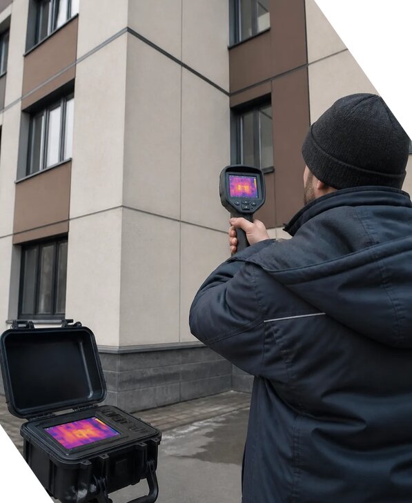 Тепловизионное обследование зданий и сооружений в Стрежевом